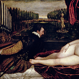 Venus and the Organist, c. 1540-50 (oil on canvas)