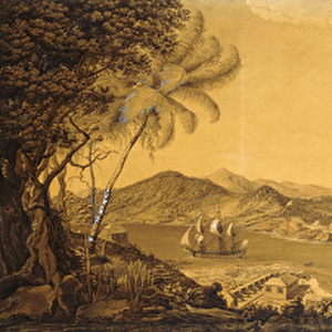 View of Antigua: English Harbour, Freemans Bay, and Falmouth Harbour