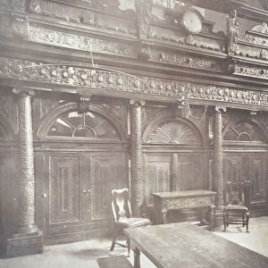 View of Grays Inn Hall, London, 1885 (b / w photo)