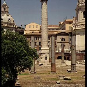 View of Trajans Column, 113 AD (photo)