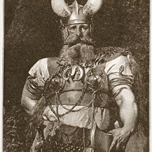 A Viking Chief, illustration from The Church of England