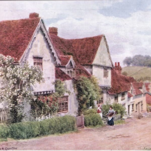 The Village Street, Kersey, Suffolk, from The Cottages and the Village Life of Rural