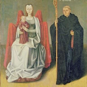 Virgin and Child with St. Benedict, from the Priory of St. Hippolytus of Vivoin