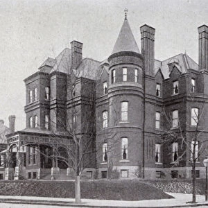 Washington, DC: Residence of Honourable Levi P Morton, Southwest corner Rhode Island Avenue and Fifteenth Street, NW (b / w photo)