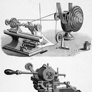 Watch Making Machinery (engraving)