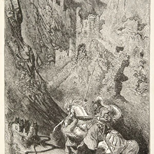 On the Way to the Green Chapel, from Stories of the Days of King Arthur by Charles Henry