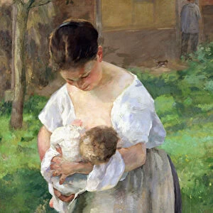 The Wet Nurse (oil on canvas)