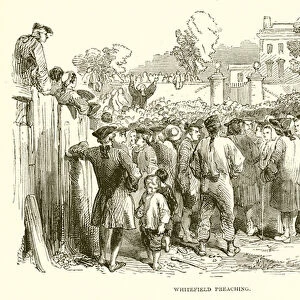 Whitefield Preaching (engraving)