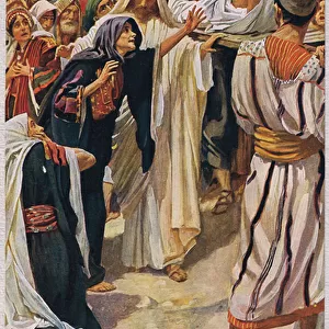 The Widow of Nain, illustration from Women of the Bible