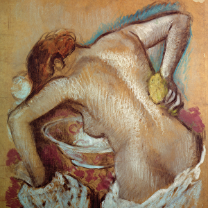 Woman at her toilet, c. 1894 (pastel)
