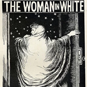 The woman in white, performance in a londonian theatre, 1871 (poster)