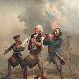 Yankee Doodle or the Spirit of 76, published by J. F. Ryder after Archibald M