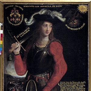 Hundred Years War: "Portrait of Joan of Arc (1412-1431