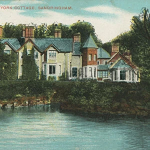 York Cottage, Sandringham (colour litho)