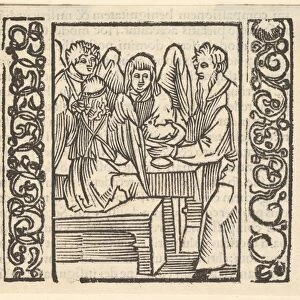 Angels Served Table illustration Speculum Passionis