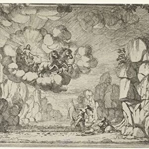 The appearance of Apollo, Jan van Ossenbeeck, 1663 - 1674