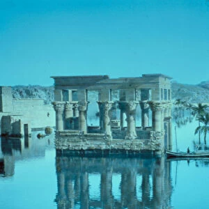 Assuan Philae Kiosk 1950 Egypt