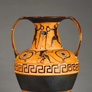 Attic Black-Figure Nikosthenic Amphora