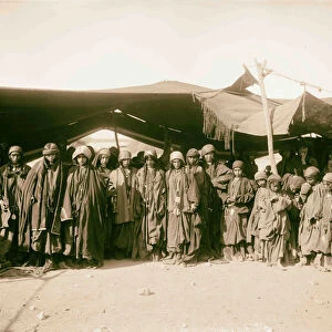 Bedouin women front tent Moab-Adwan tribe 1898