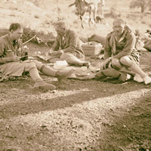 Breakfast Mt Hermon 1933 Middle East