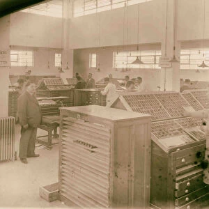 British linotype plant Government Printing Office