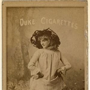 Card Number 117, Minnie Palmer, Actors, Actresses series, N145-6, issued, Duke Sons & Co
