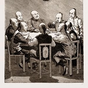 A Chinese Dinner Party, China, 1881