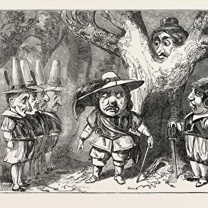 Christmas Pantomimes: City of London. Scene from the Pantomime of oliver Cromwell