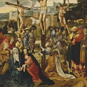 Cornelis Engebrechtsz Crucifixion KorsfAÔé¼stelsen