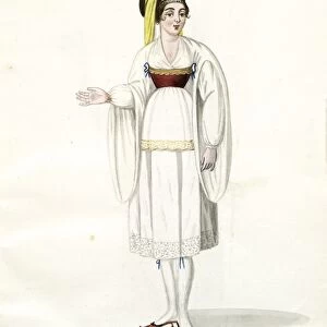Costume des femmes de Polycandre. [84]. Mahmud II, Sultan of the Turks, 1784-1839