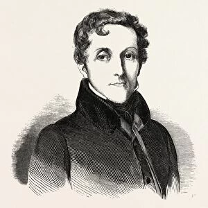 Count Louis-Mathieu Mole, 1781 - 1855, a French politician. France. Engraving