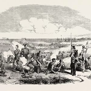 The Crimean War: Camp of the 21st Fusiliers, on the Heights of Sebastopol, 1854