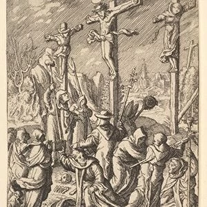 Crucifixion 1625-77 Etching state Sheet 3 9 / 16
