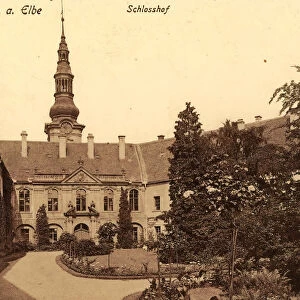 Děčin Castle 1914 Usti nad Labem Region