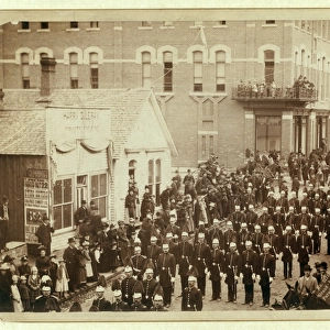 Deadwood. Grand Lodge I. O. O. F. of Dakotas. Street Parade, May 21, 1890, John C. H