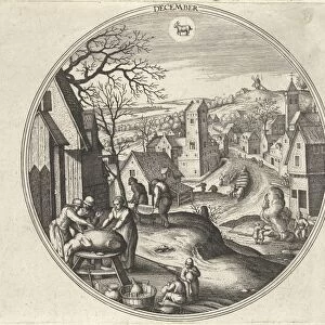 December, Adriaen Collaert, Hans Bol, Hans van Luyck, 1578-1582