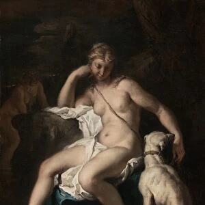 Diana and Her Dog