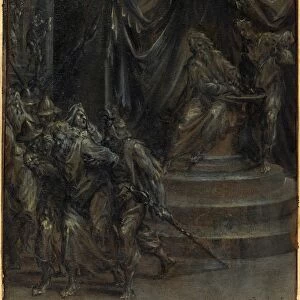 Dirck Barendsz (Dutch, 1534 - 1592), Pilate Washing His Hands as Christ Is Led Away