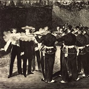 Edouard Manet (French, 1832 - 1883), Death of Maximilian at Queretaro (L executionde