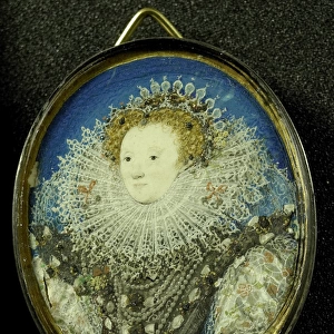 Elizabeth I, 1533-1603, Queen of England, Nicholas Hilliard, 1557 - 1619, Portrait