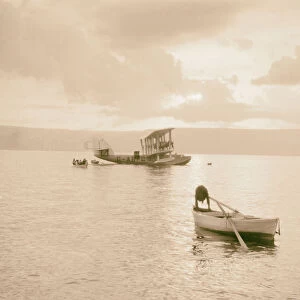 Flying boat Satyrus Sea Galilee ca 1935 Israel