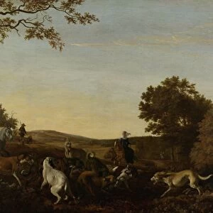 Fox Hunt, Ludolf de Jongh, 1650 - 1679