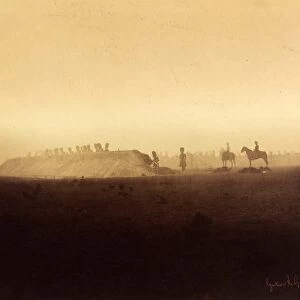 Gustave Le Gray, Cavalry Maneuvers, Camp de Chalons, French, 1820 - 1884, 1857