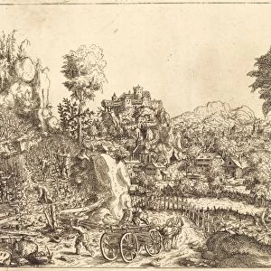 Hans Sebald Lautensack (German, 1524 - 1561-1566), Landscape with a Vineyard, 1559