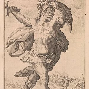 Horatius Codes, Anonymous, Hendrick Goltzius, Franco Estius, 1645 - 1706
