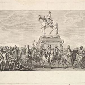 Inauguration Statue Louis XV Vignette page 1