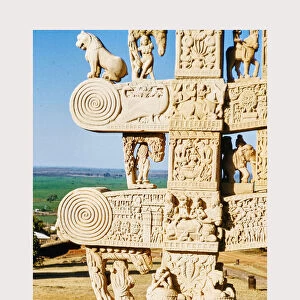 India S─ünchi Great Stupa 1968 Cities of Mughul India