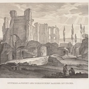 Interior View Roman Baths Trier 1826 Johann Anton Ramboux