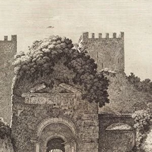 Jacob Wilhelm Mechau (German, 1745 - 1808), Arco di Druso, ora porta di San Sebastiano