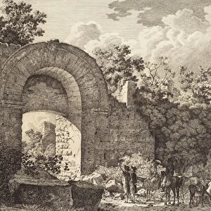 Jacob Wilhelm Mechau (German, 1745 - 1808), Porta di Falerium ora Fallari citta
